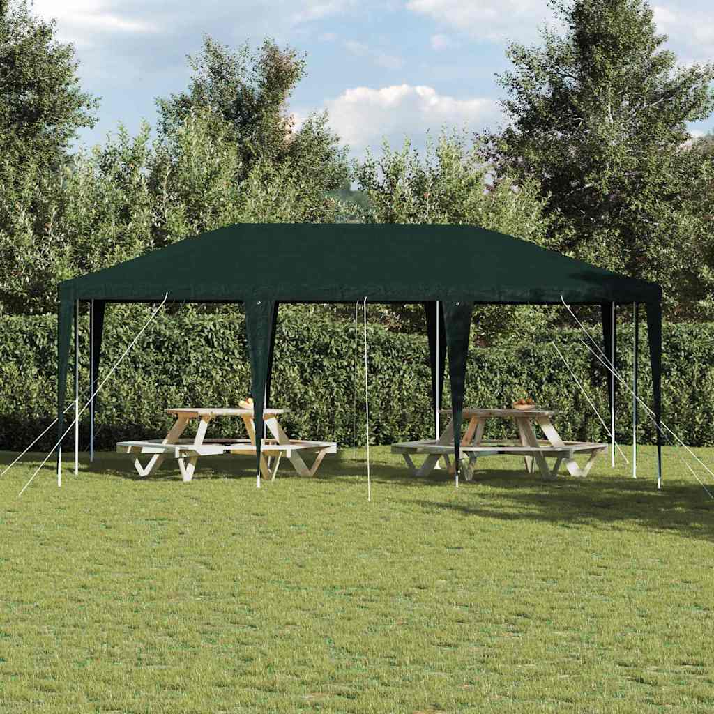 Partytent Groen 600 x 400 x 266 cm Polyethyleen en Staal is nu te koop bij PeponiXL, paradijselijk wonen!