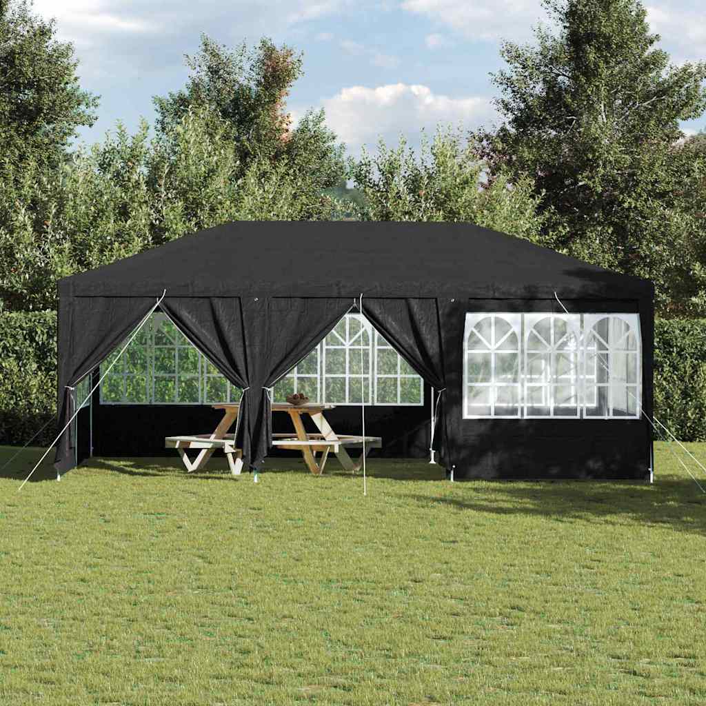 Partytent Antraciet 600 x 400 x 266 cm Polyetheen is nu te koop bij PeponiXL, paradijselijk wonen!