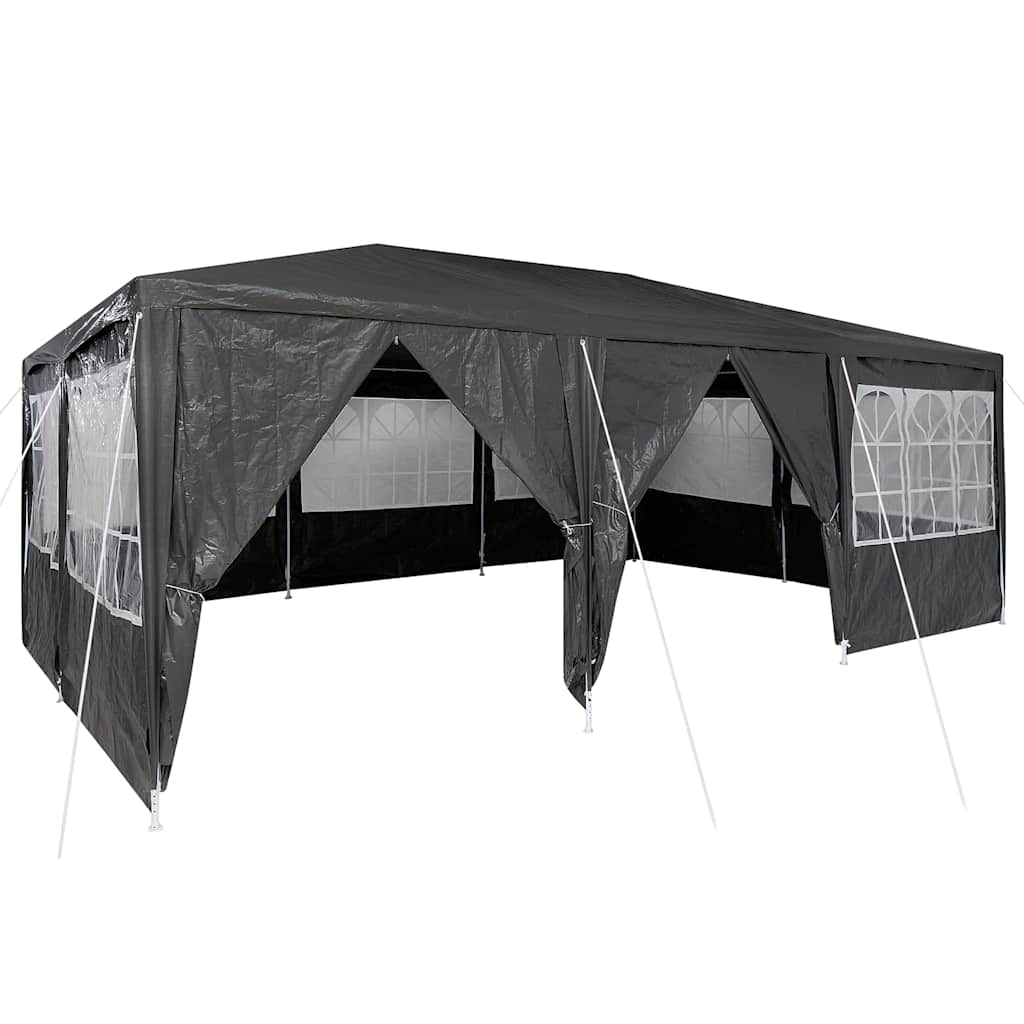 Partytent Antraciet 600 x 400 x 266 cm Polyetheen is nu te koop bij PeponiXL, paradijselijk wonen!