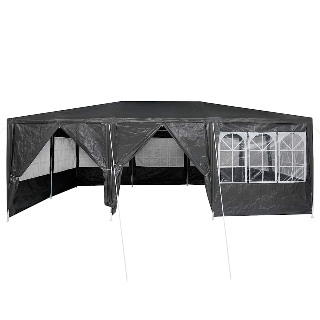 Partytent Antraciet 600 x 400 x 266 cm Polyetheen is nu te koop bij PeponiXL, paradijselijk wonen!