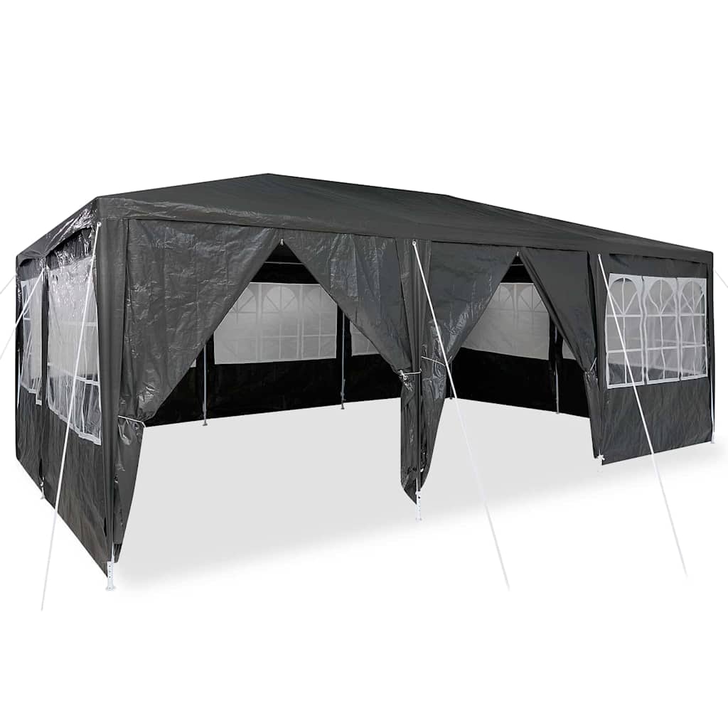Partytent Antraciet 600 x 400 x 266 cm Polyetheen is nu te koop bij PeponiXL, paradijselijk wonen!