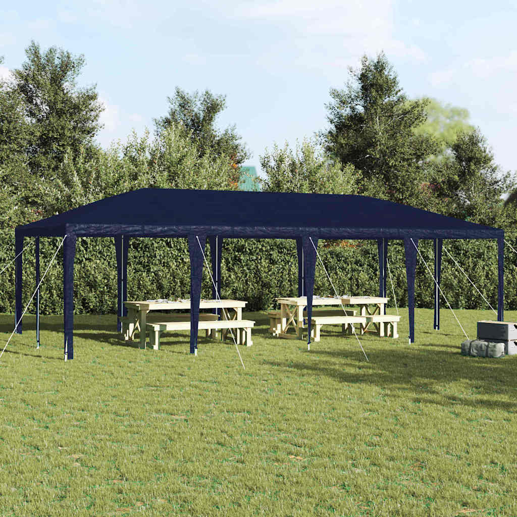Partytent Blauw 800 x 400 x 266 cm Polyethyleen en Staal is nu te koop bij PeponiXL, paradijselijk wonen!