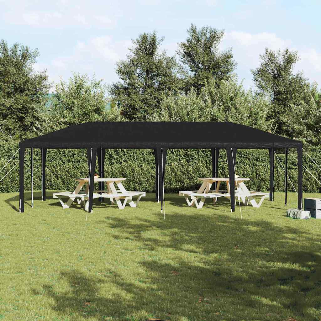Partytent Antraciet 800 x 400 x 266 cm Polyethyleen en Staal is nu te koop bij PeponiXL, paradijselijk wonen!