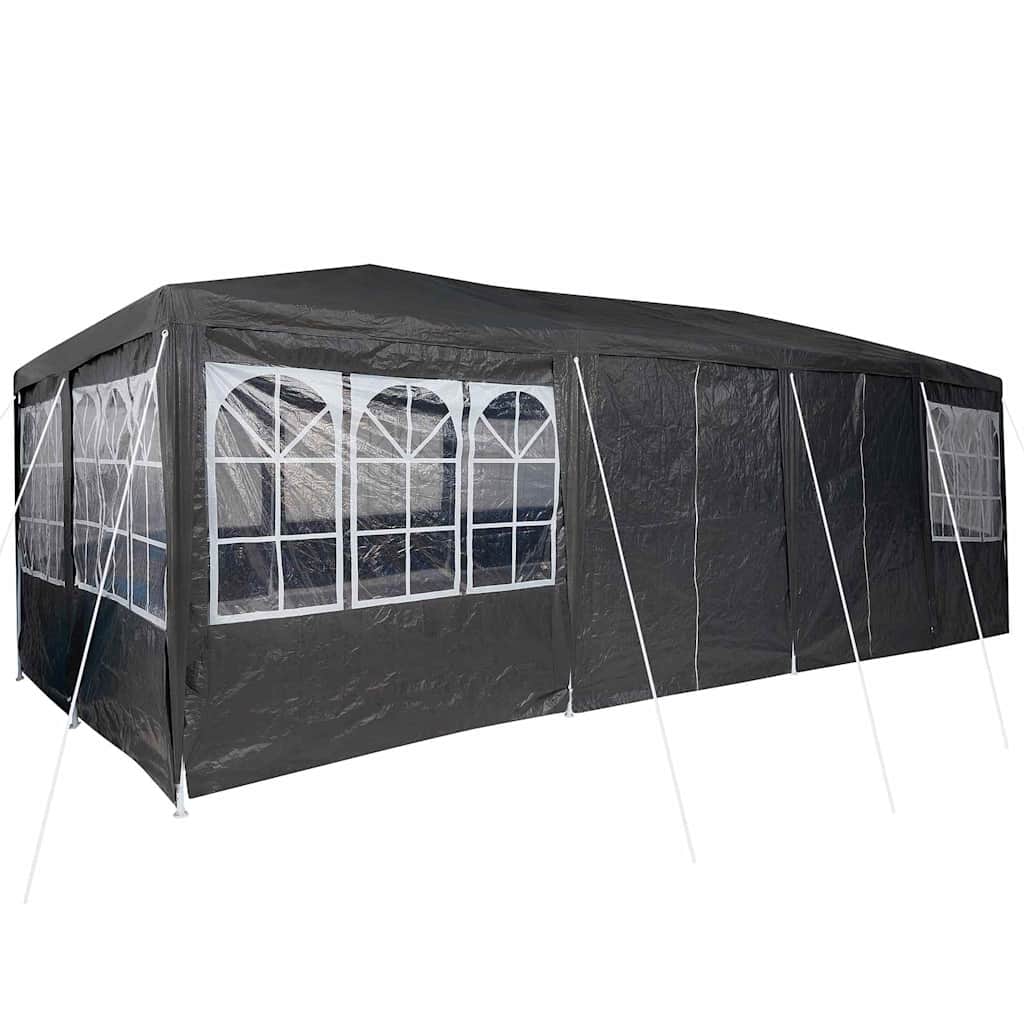 Partytent Antraciet 800 x 400 x 266 cm Polyetheen is nu te koop bij PeponiXL, paradijselijk wonen!