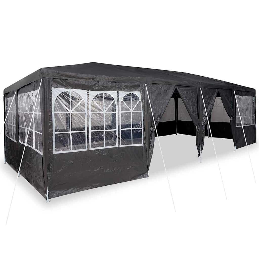 Partytent Antraciet 800 x 400 x 266 cm Polyetheen is nu te koop bij PeponiXL, paradijselijk wonen!