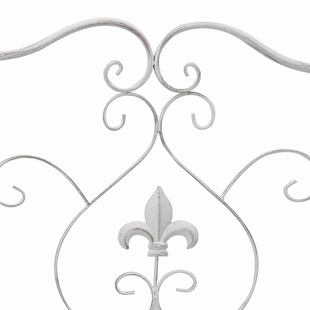 Tuinbank Antiek wit 104 x 54 x 93 cm Staal is nu te koop bij PeponiXL, paradijselijk wonen!