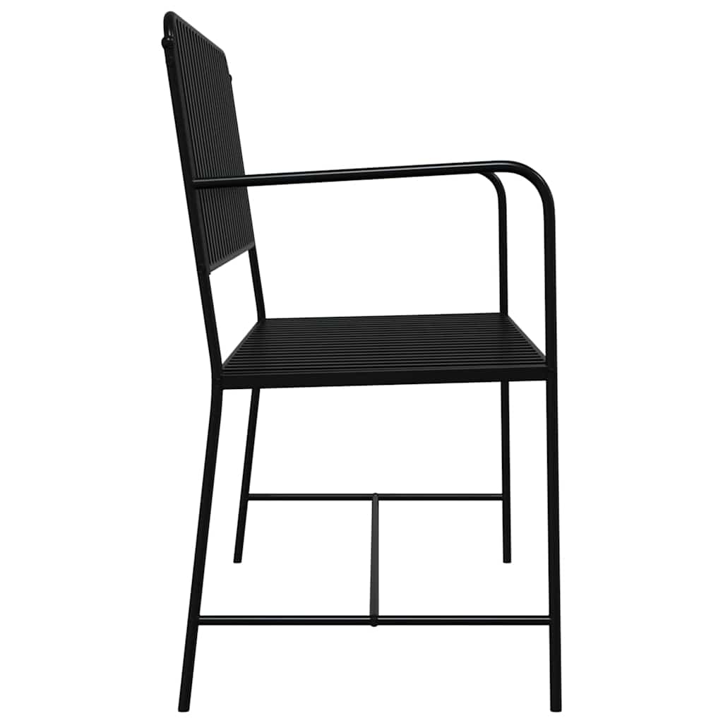 Tuinbank Zwart 103,5 x 51,5 x 90 cm Staal is nu te koop bij PeponiXL, paradijselijk wonen!