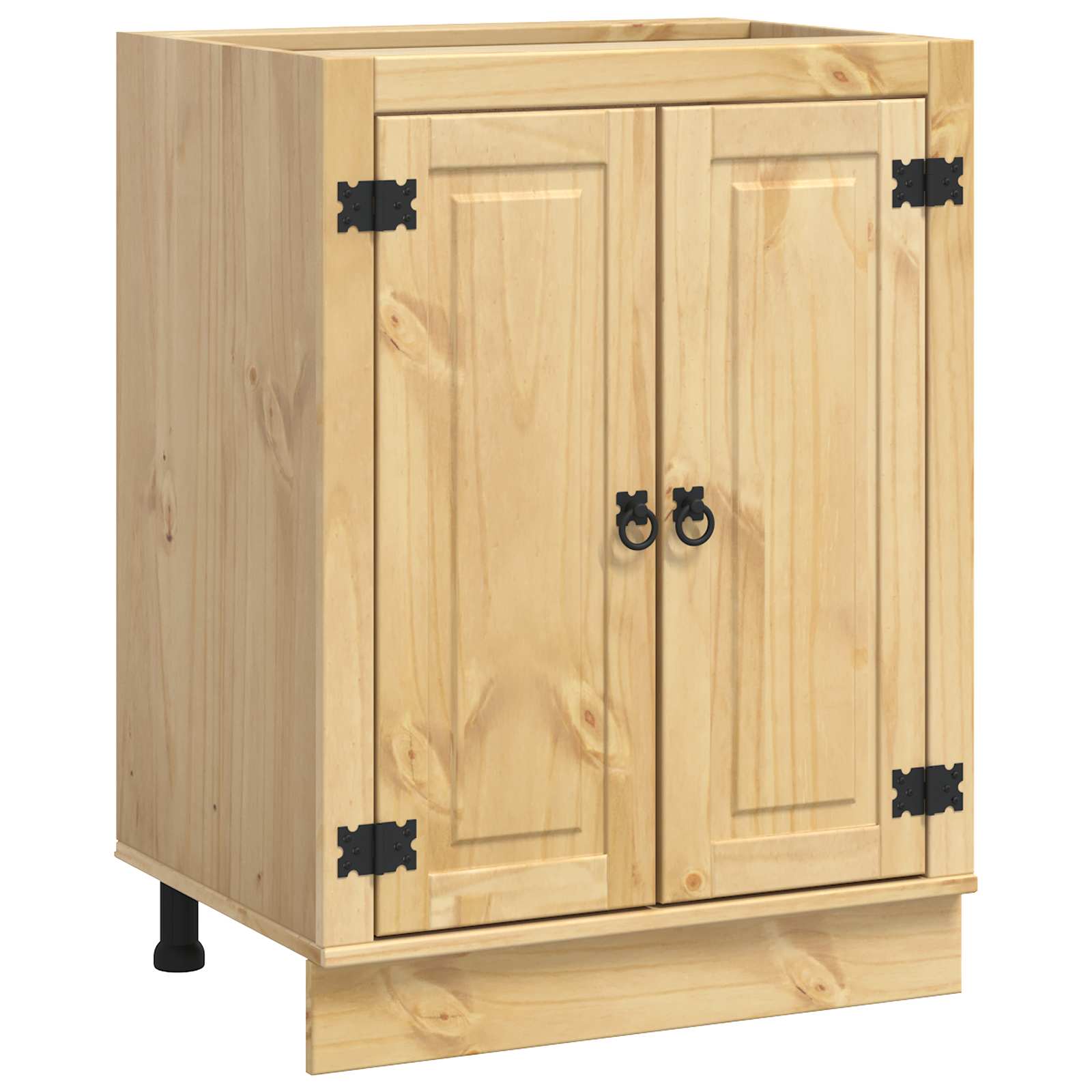 Kast SKI HoningBruin 60 x 46 x 81,5 cm Massief grenenhout is nu te koop bij PeponiXL, paradijselijk wonen!
