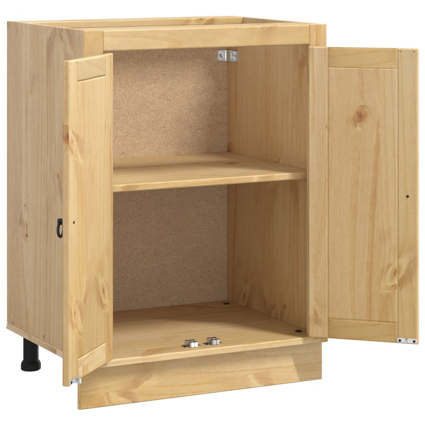 Kast SKI HoningBruin 60 x 46 x 81,5 cm Massief grenenhout is nu te koop bij PeponiXL, paradijselijk wonen!