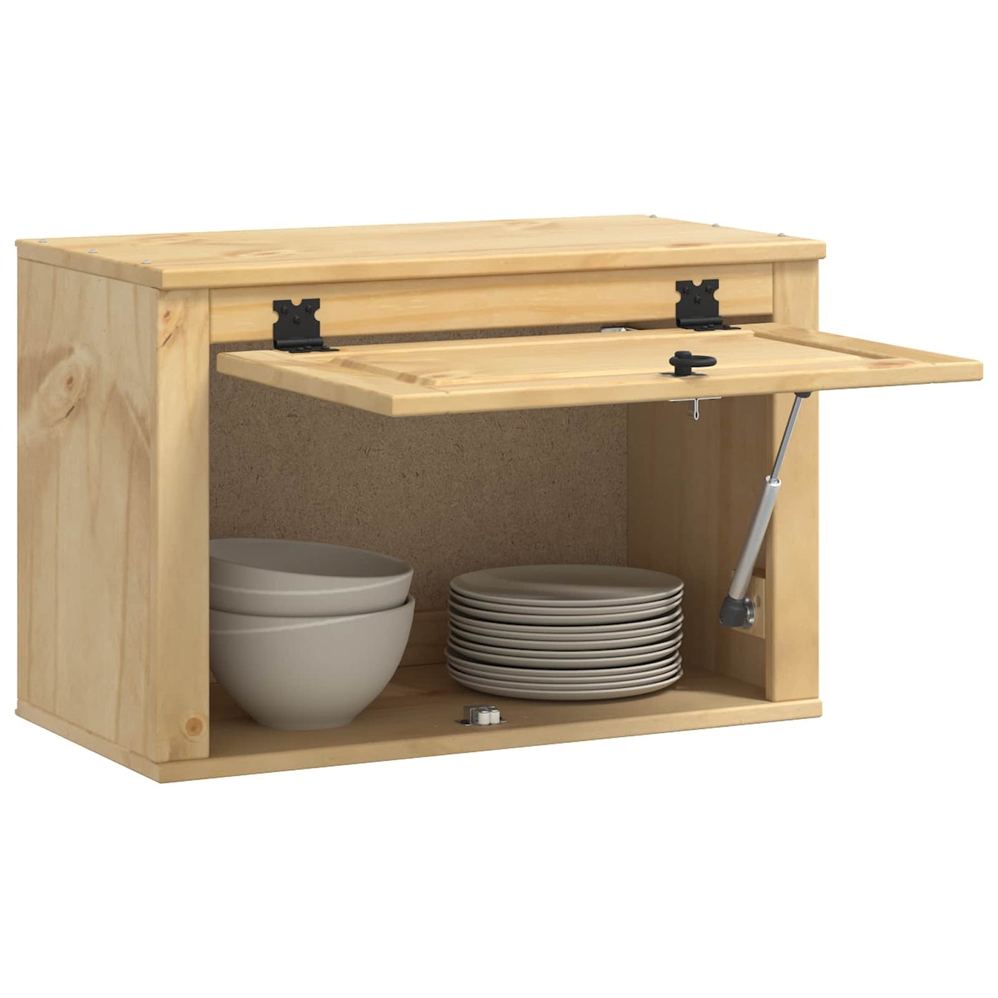 Kast SKI HoningBruin 60 x 32 x 40 cm Massief grenenhout is nu te koop bij PeponiXL, paradijselijk wonen!