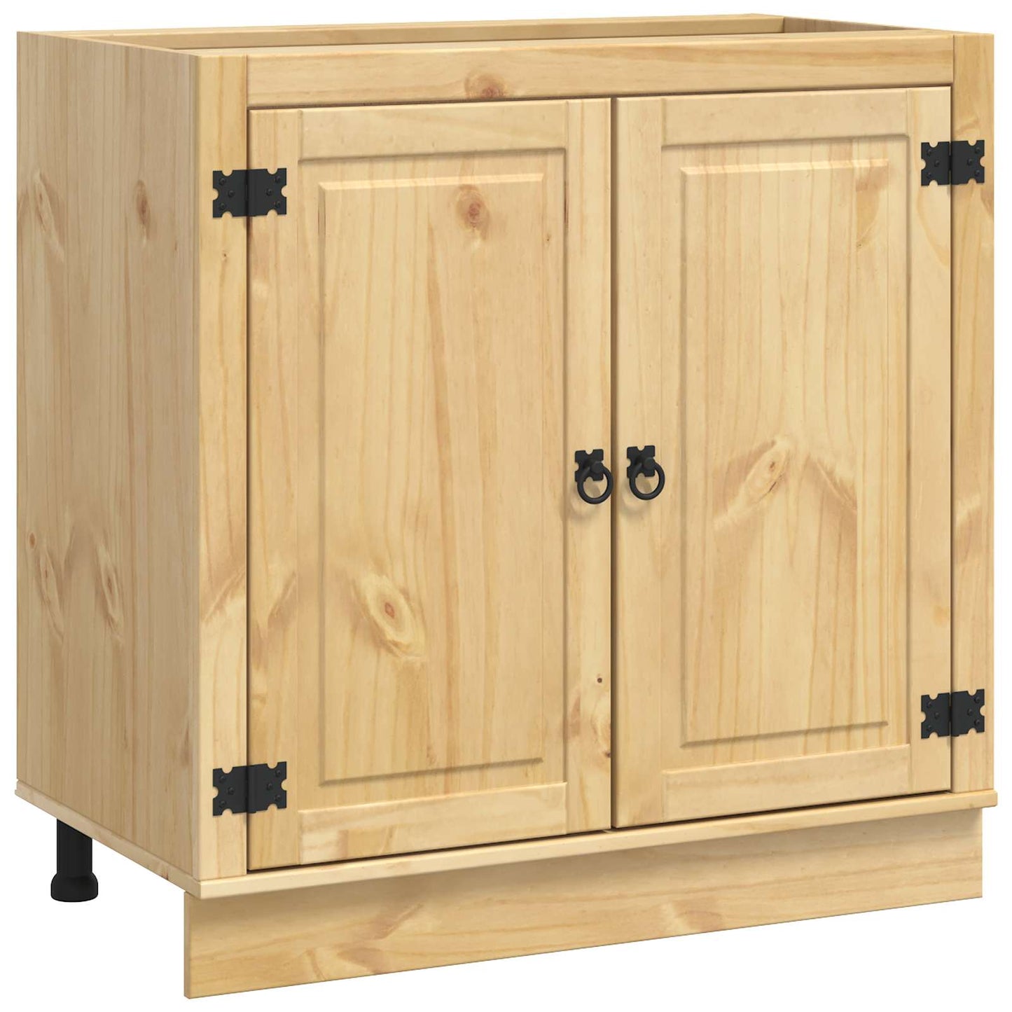 Kast SKI HoningBruin 80 x 46 x 81,5 cm Massief grenenhout is nu te koop bij PeponiXL, paradijselijk wonen!