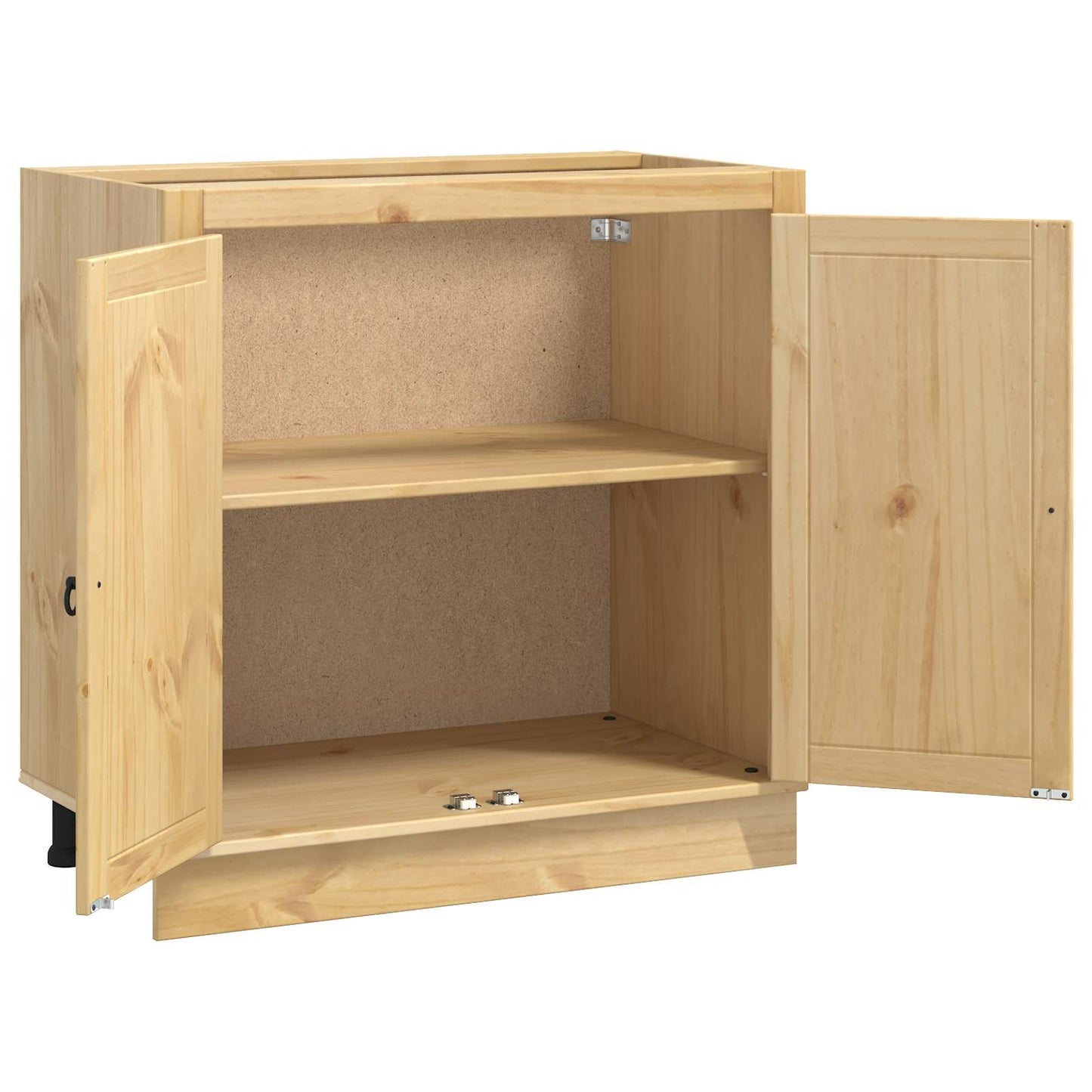 Kast SKI HoningBruin 80 x 46 x 81,5 cm Massief grenenhout is nu te koop bij PeponiXL, paradijselijk wonen!
