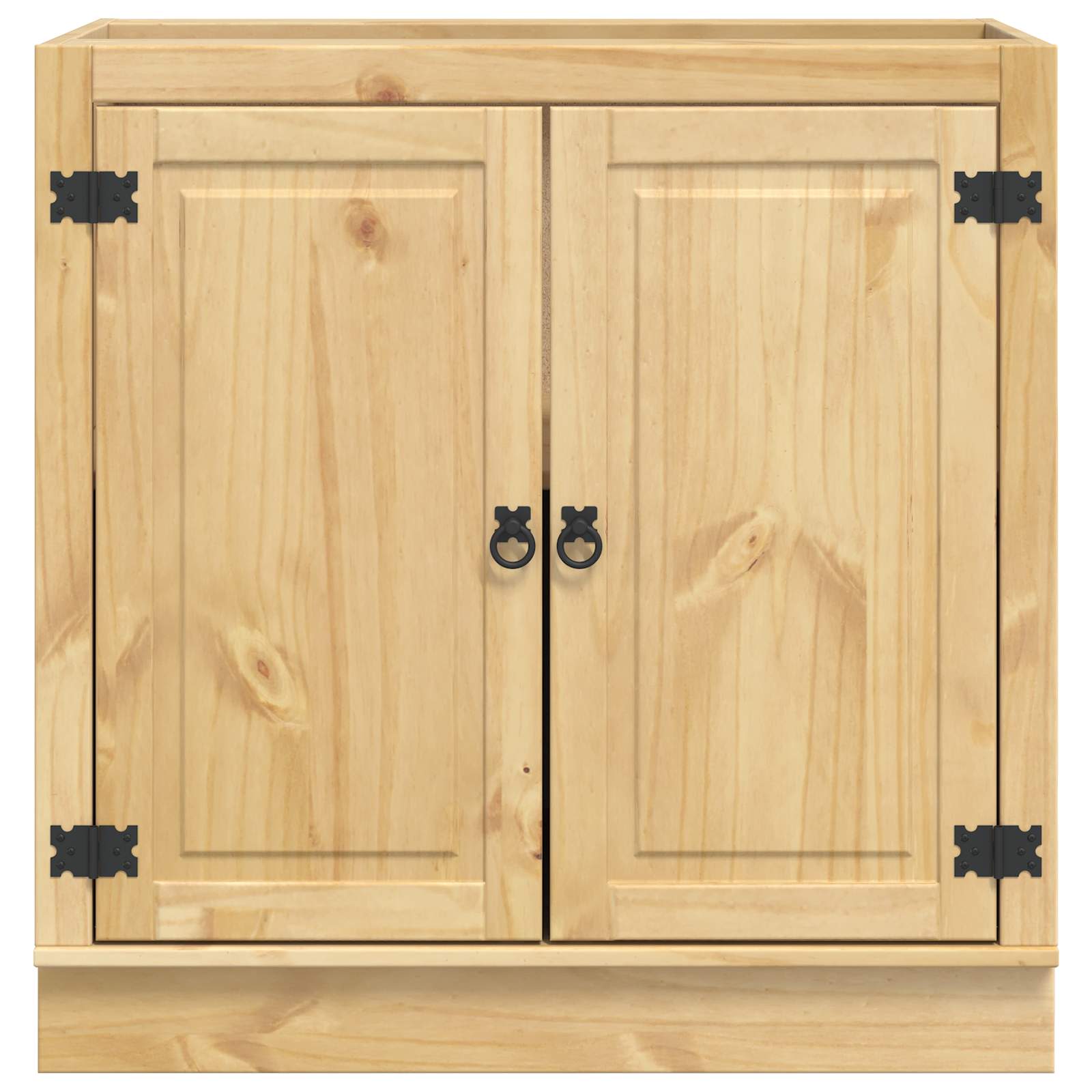 Kast SKI HoningBruin 80 x 46 x 81,5 cm Massief grenenhout is nu te koop bij PeponiXL, paradijselijk wonen!