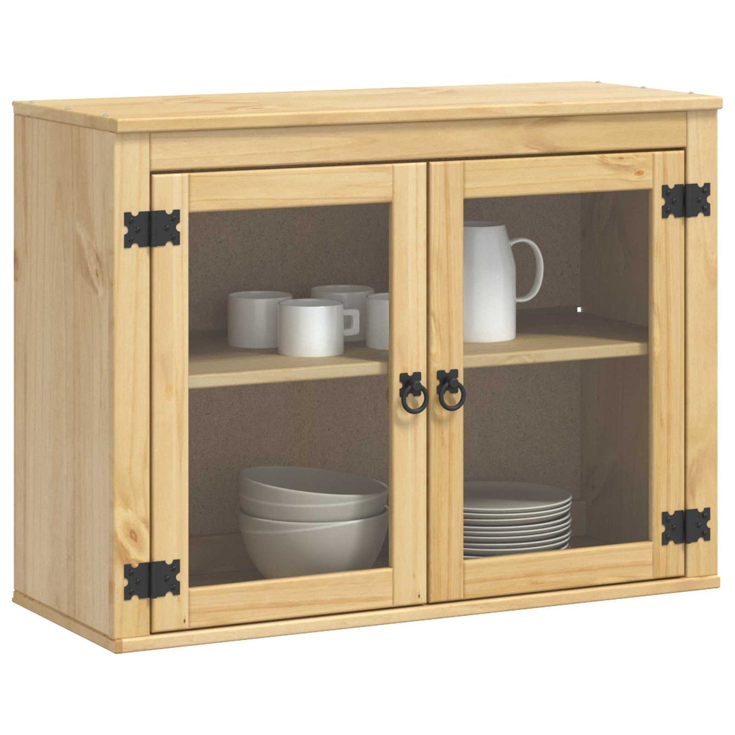 Kast SKI HoningBruin 80 x 32 x 60 cm Massief grenenhout is nu te koop bij PeponiXL, paradijselijk wonen!