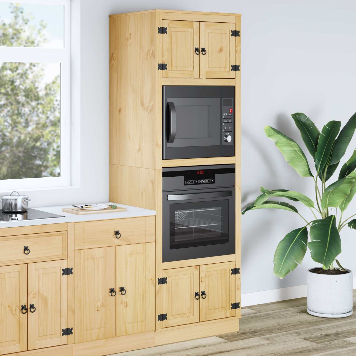 Kast met plank Honing 60 x 32 x 40 cm Massief grenenhout is nu te koop bij PeponiXL, paradijselijk wonen!