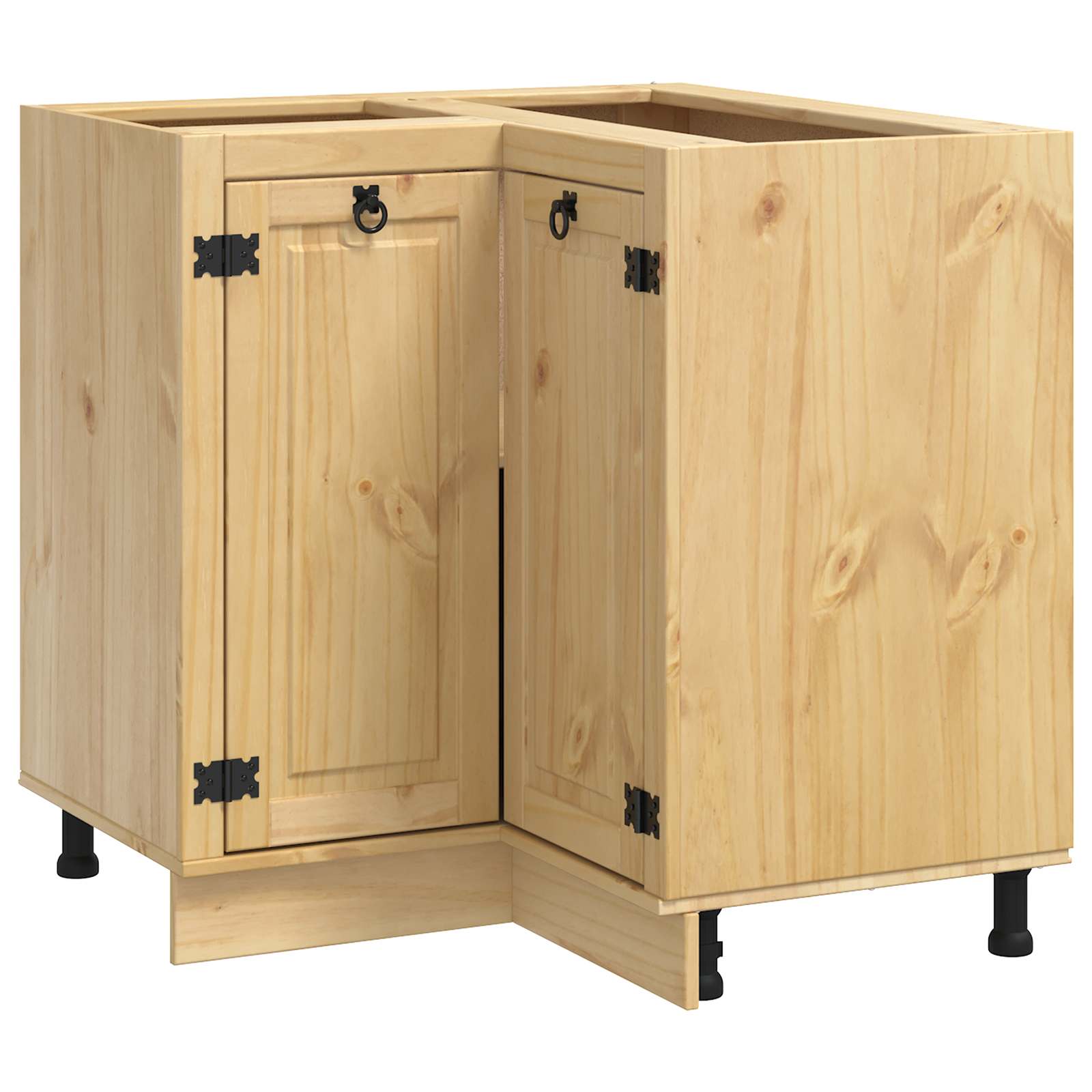 Kast SKI HoningBruin 80 x 80 x 81 cm Massief grenenhout is nu te koop bij PeponiXL, paradijselijk wonen!