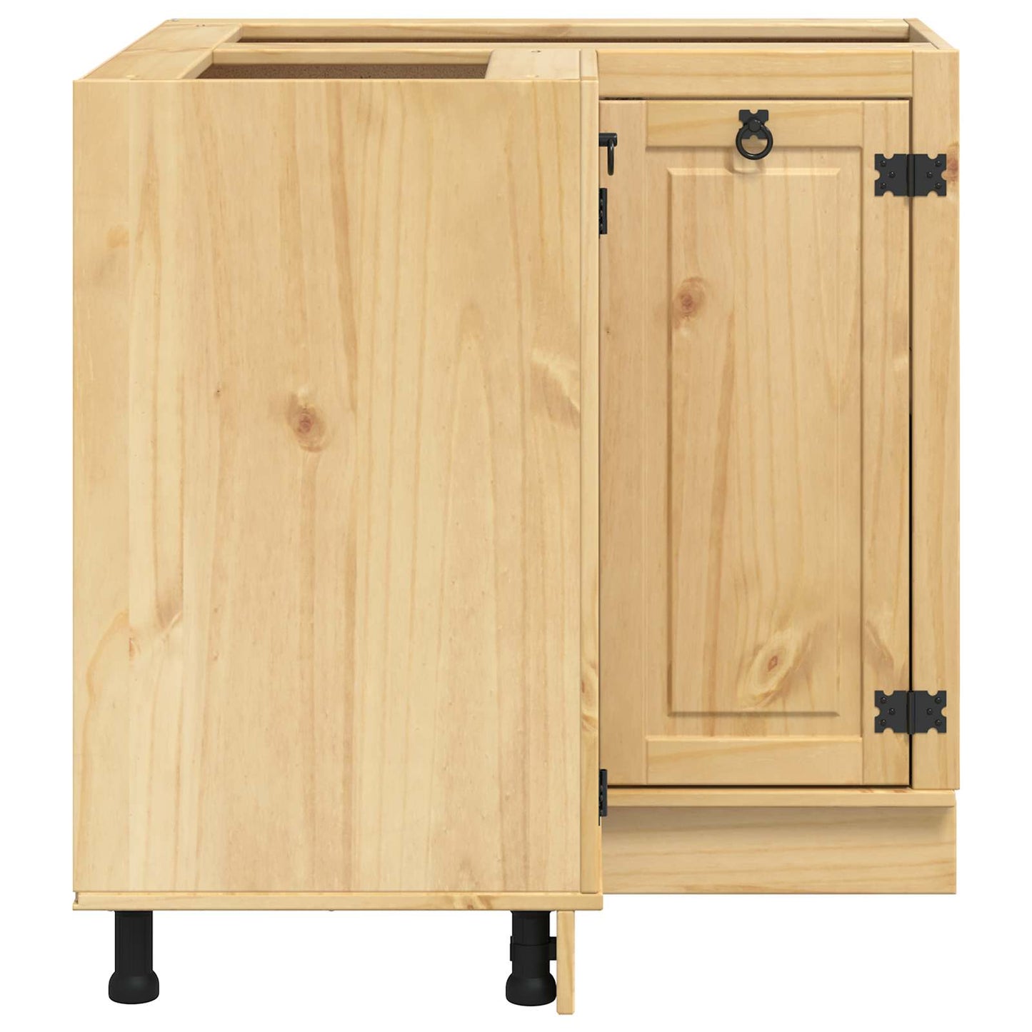 Kast SKI HoningBruin 80 x 80 x 81 cm Massief grenenhout is nu te koop bij PeponiXL, paradijselijk wonen!