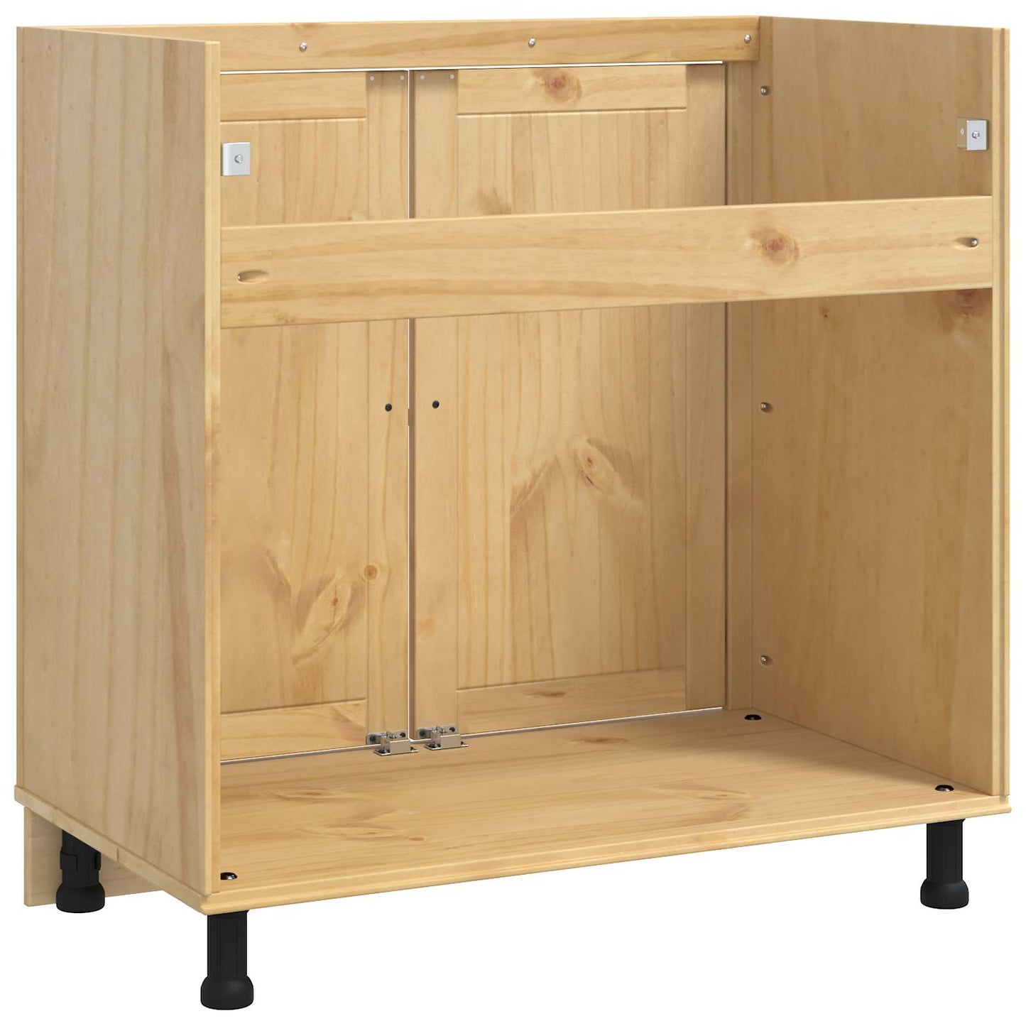 Kast SKI HoningBruin 80 x 46 x 81 cm Massief grenenhout is nu te koop bij PeponiXL, paradijselijk wonen!