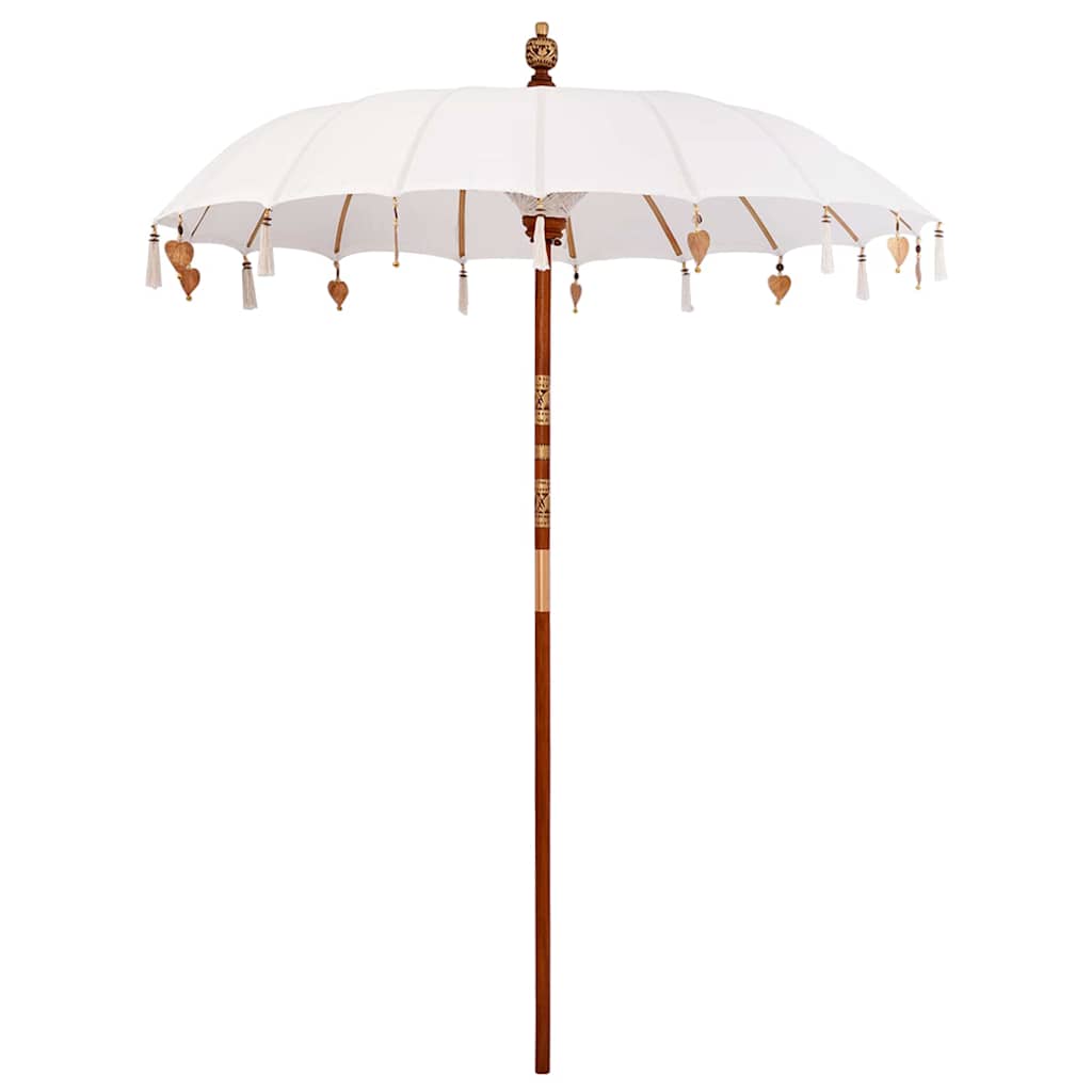 Balinese Parasol Crème 190 x 190 x 260 cm is nu te koop bij PeponiXL, paradijselijk wonen!