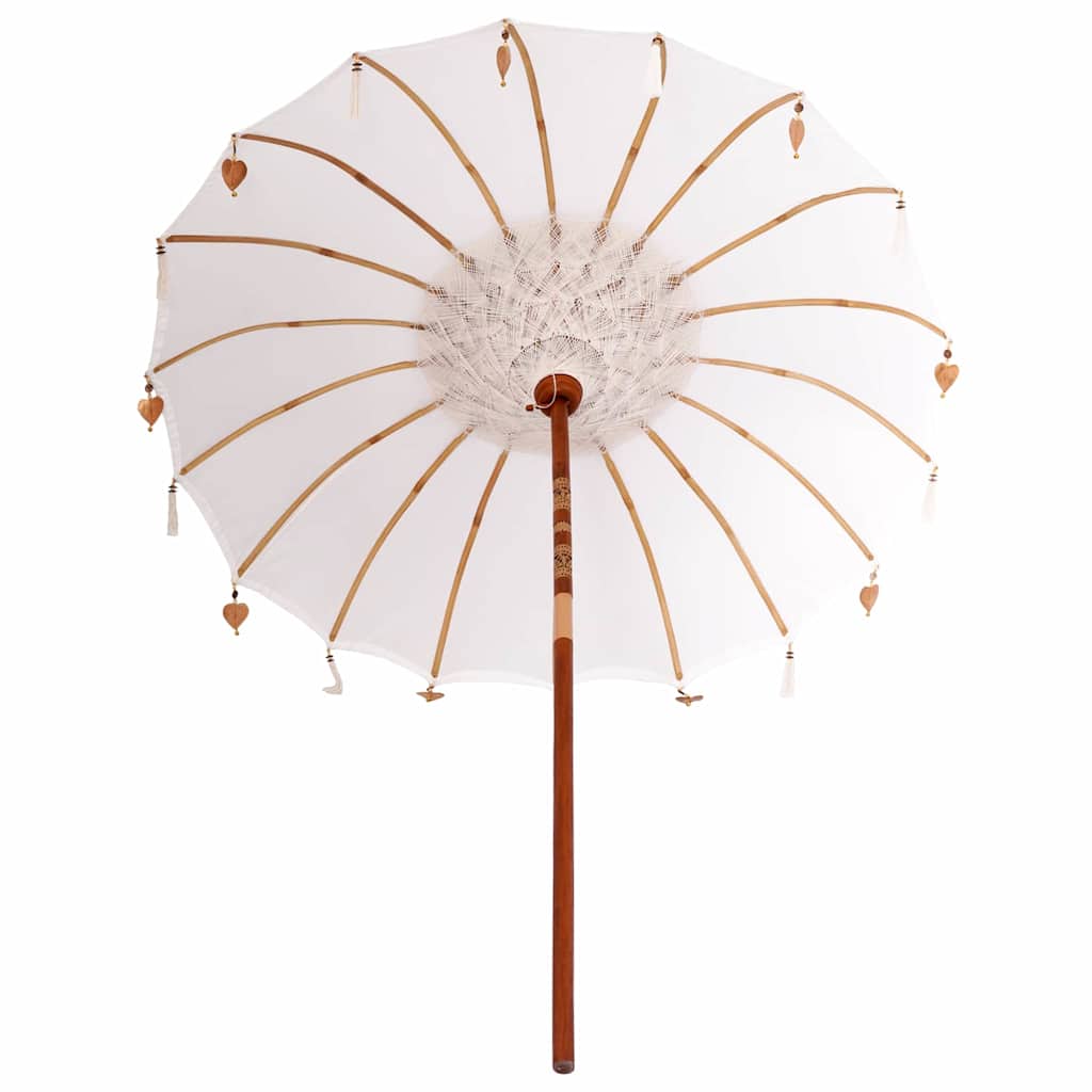 Balinese Parasol Crème 190 x 190 x 260 cm is nu te koop bij PeponiXL, paradijselijk wonen!