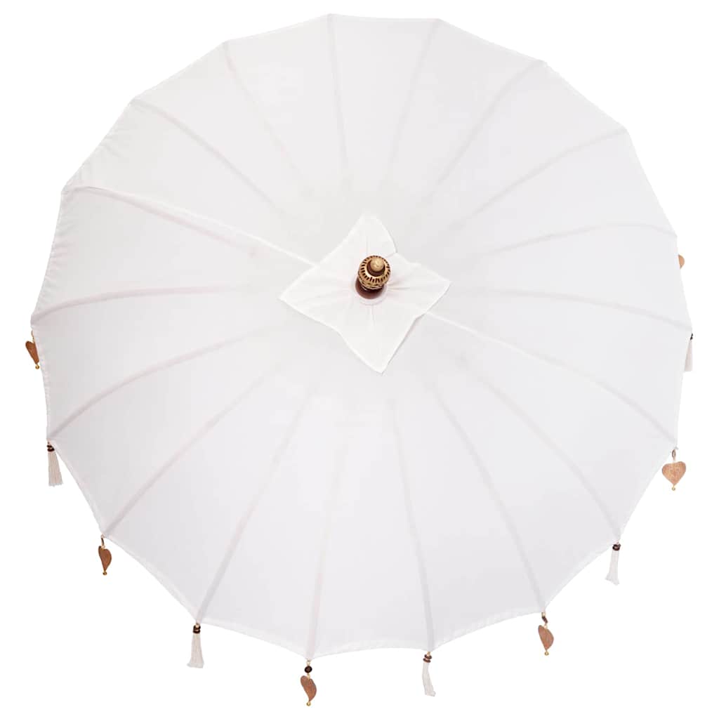 Balinese Parasol Crème 190 x 190 x 260 cm is nu te koop bij PeponiXL, paradijselijk wonen!