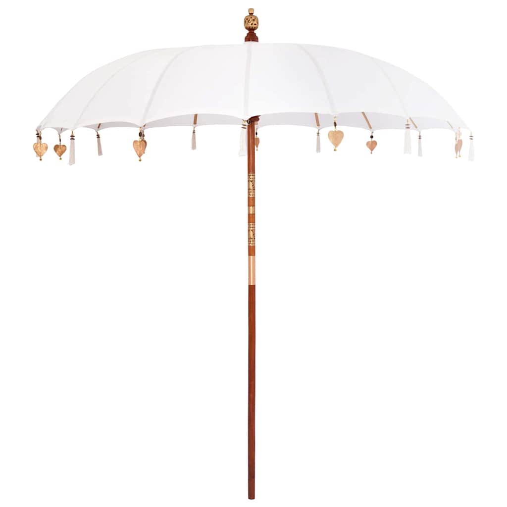 Balinese Parasol Crème 220 x 220 x 260 cm is nu te koop bij PeponiXL, paradijselijk wonen!