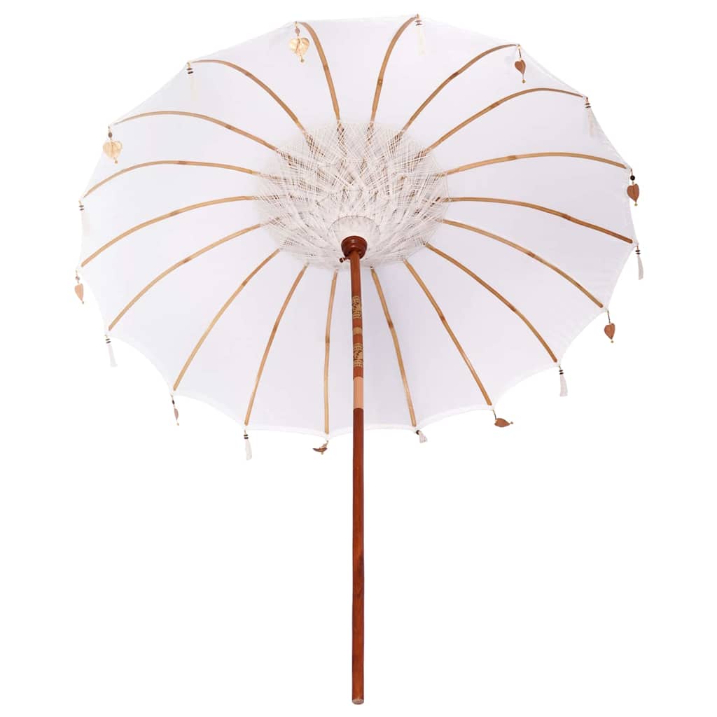 Balinese Parasol Crème 220 x 220 x 260 cm is nu te koop bij PeponiXL, paradijselijk wonen!