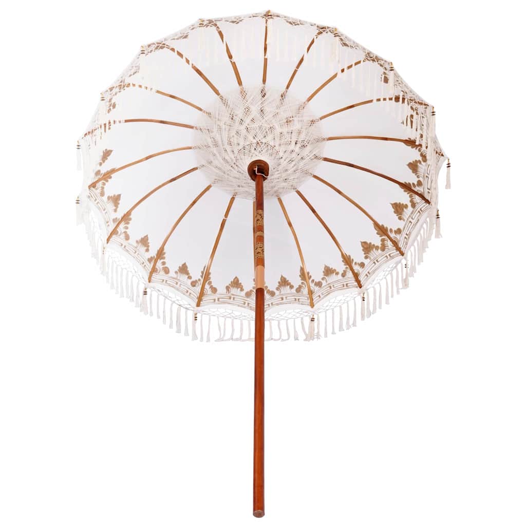 Balinese Parasol Crème 190 x 190 x 260 cm is nu te koop bij PeponiXL, paradijselijk wonen!