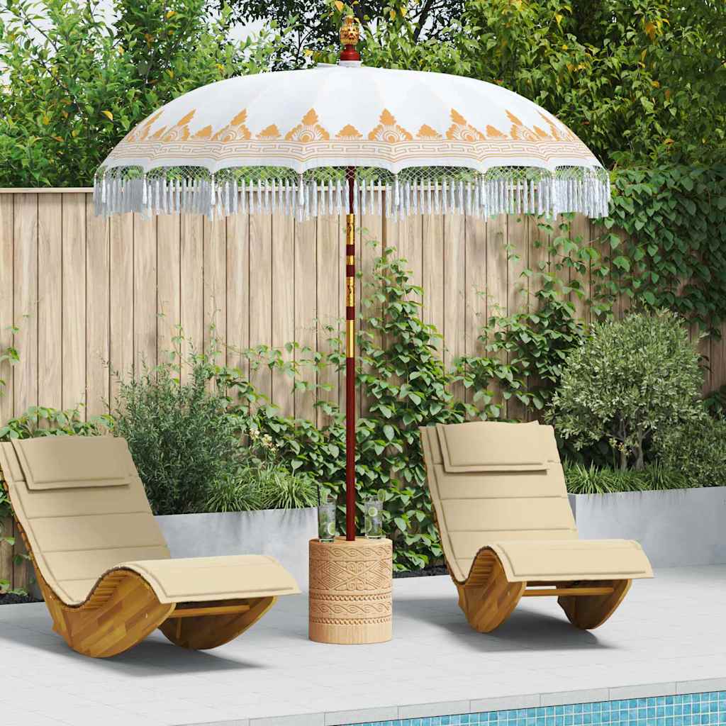 Balinese Parasol Crème 215 x 215 x 260 cm is nu te koop bij PeponiXL, paradijselijk wonen!