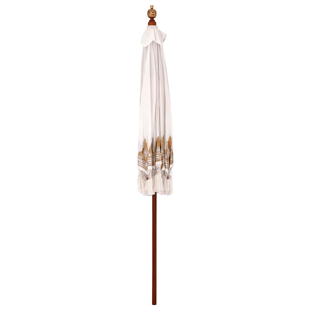 Balinese Parasol Crème 215 x 215 x 260 cm is nu te koop bij PeponiXL, paradijselijk wonen!