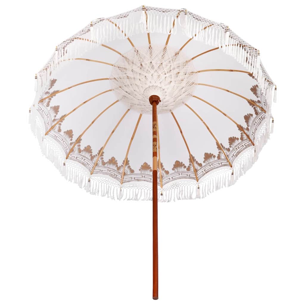 Balinese Parasol Crème 215 x 215 x 260 cm is nu te koop bij PeponiXL, paradijselijk wonen!