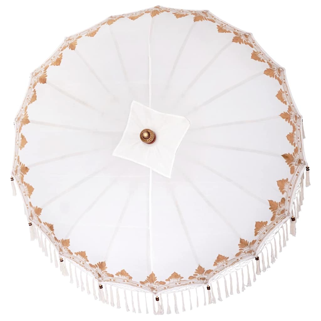 Balinese Parasol Crème 215 x 215 x 260 cm is nu te koop bij PeponiXL, paradijselijk wonen!