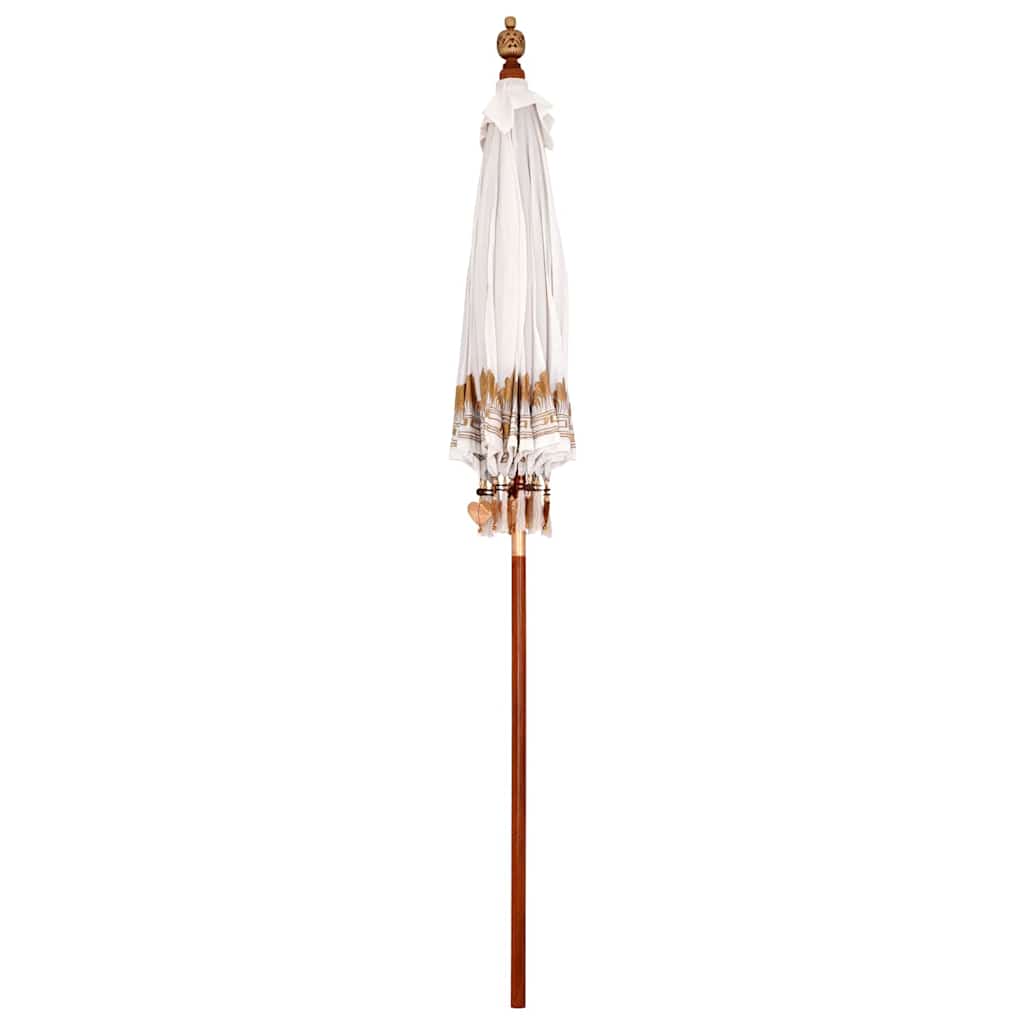 Balinese Parasol Crème 185 x 185 x 260 cm is nu te koop bij PeponiXL, paradijselijk wonen!