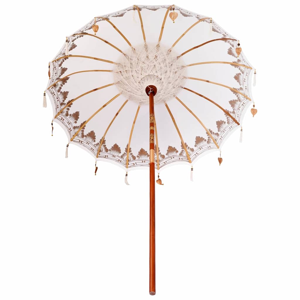 Balinese Parasol Crème 185 x 185 x 260 cm is nu te koop bij PeponiXL, paradijselijk wonen!