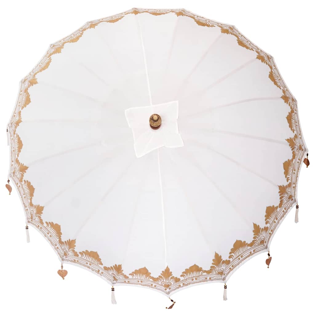 Balinese Parasol Crème 215 x 215 x 260 cm is nu te koop bij PeponiXL, paradijselijk wonen!