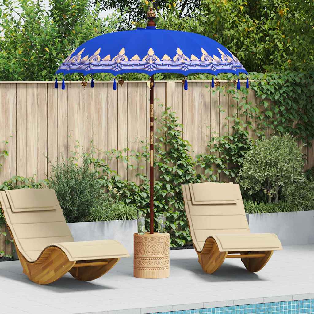 Balinese Parasol Blauw 185 x 185 x 260 cm is nu te koop bij PeponiXL, paradijselijk wonen!
