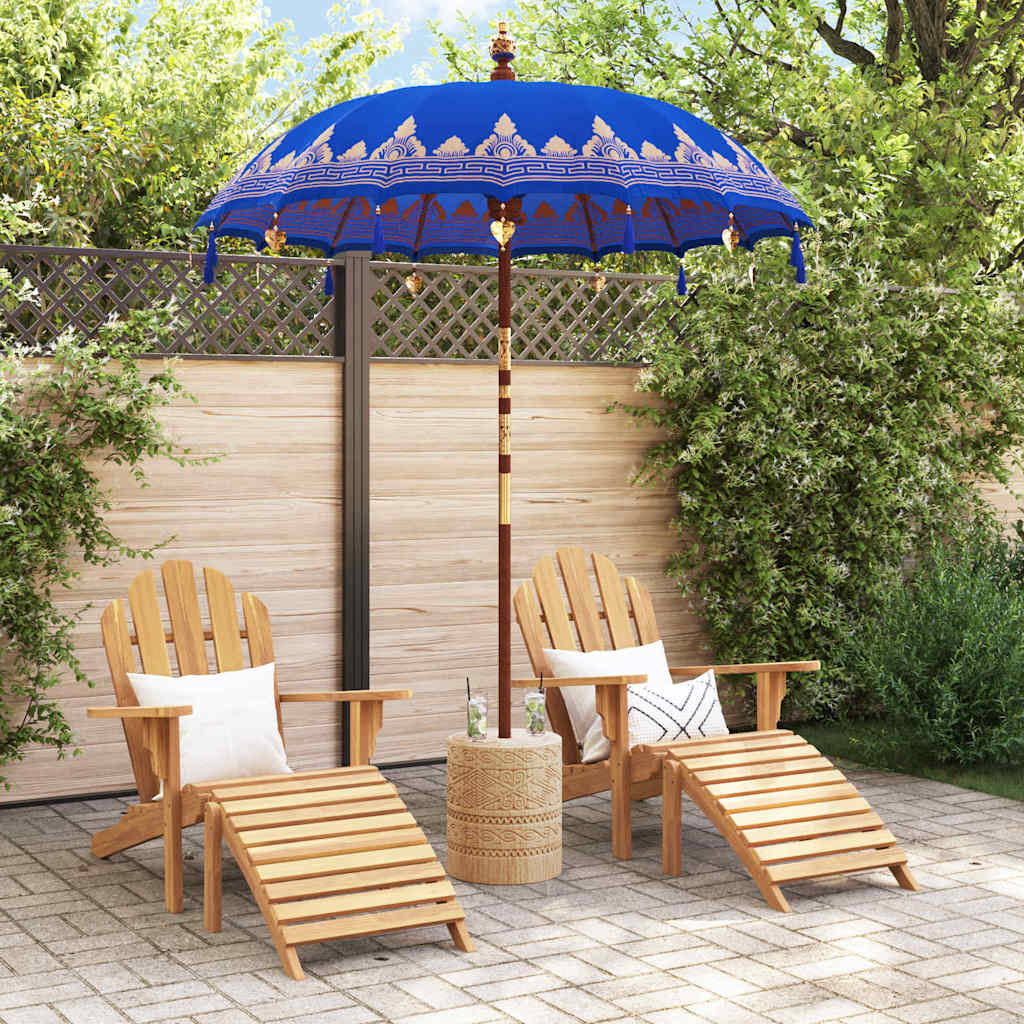 Balinese Parasol Blauw 185 x 185 x 260 cm is nu te koop bij PeponiXL, paradijselijk wonen!
