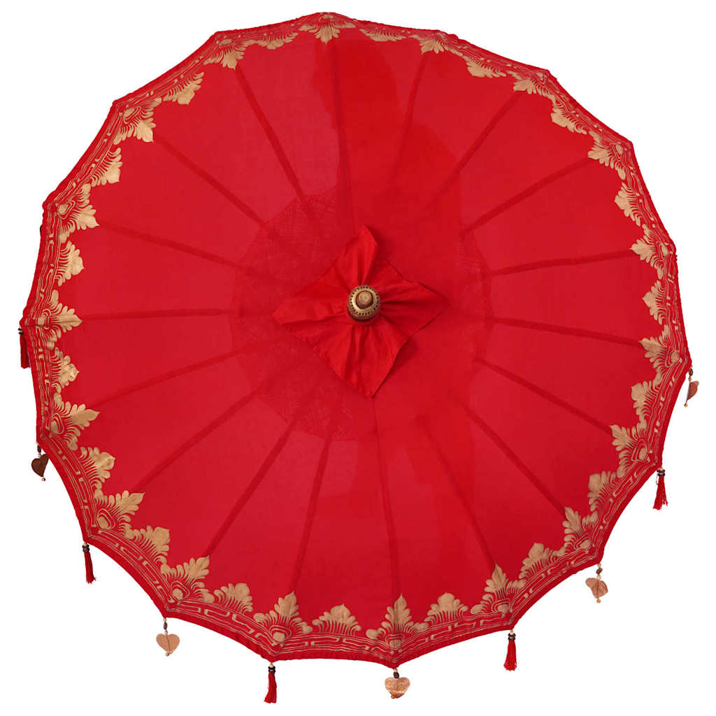 Balinese Parasol Rood 185 x 185 x 260 cm is nu te koop bij PeponiXL, paradijselijk wonen!