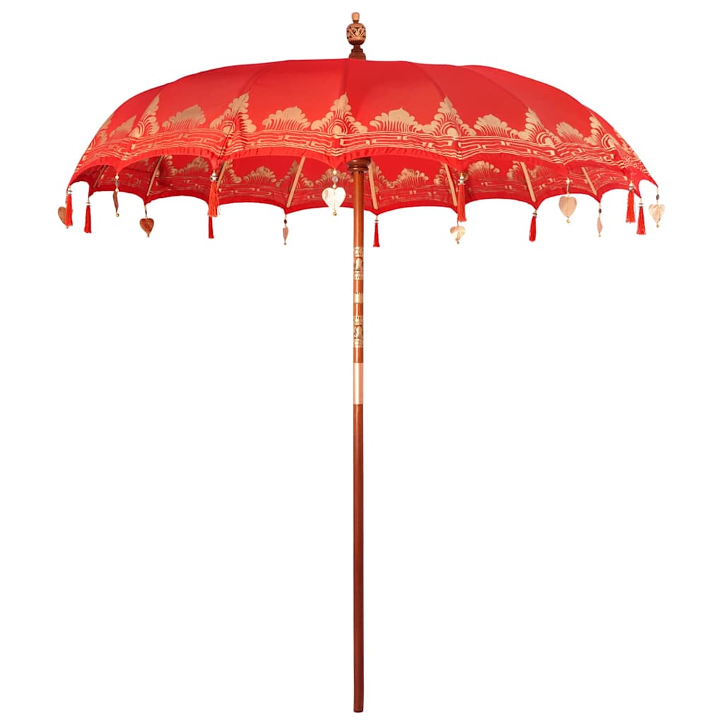 Balinese Parasol Rood 215 x 215 x 260 cm is nu te koop bij PeponiXL, paradijselijk wonen!