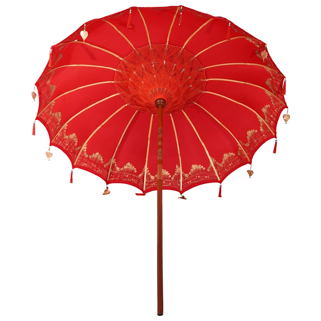Balinese Parasol Rood 215 x 215 x 260 cm is nu te koop bij PeponiXL, paradijselijk wonen!
