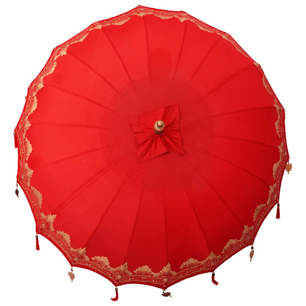 Balinese Parasol Rood 215 x 215 x 260 cm is nu te koop bij PeponiXL, paradijselijk wonen!