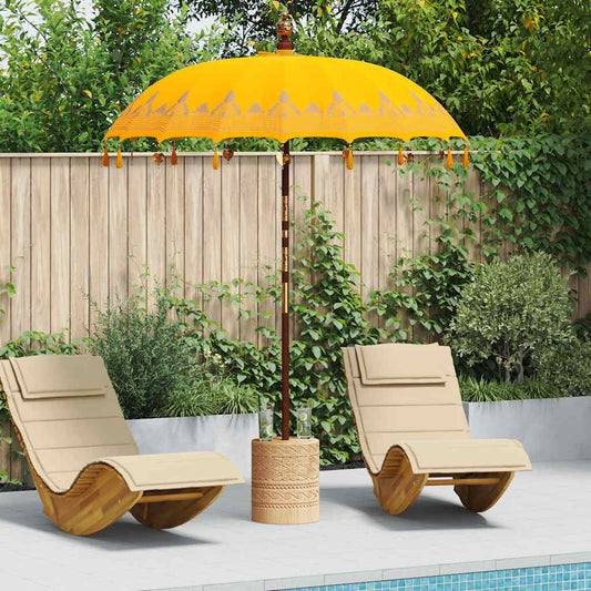 Balinese Parasol Geel 185 x 185 x 260 cm is nu te koop bij PeponiXL, paradijselijk wonen!