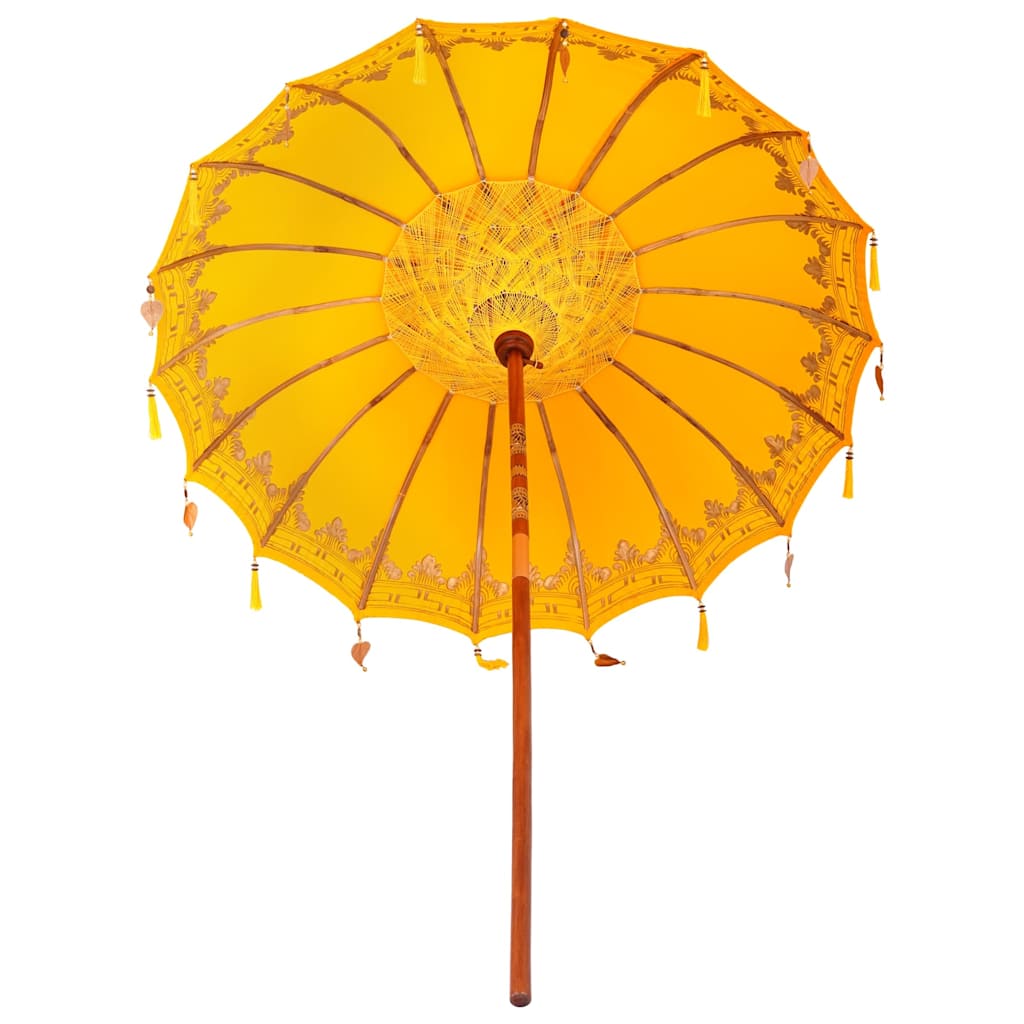 Balinese Parasol Geel 185 x 185 x 260 cm is nu te koop bij PeponiXL, paradijselijk wonen!