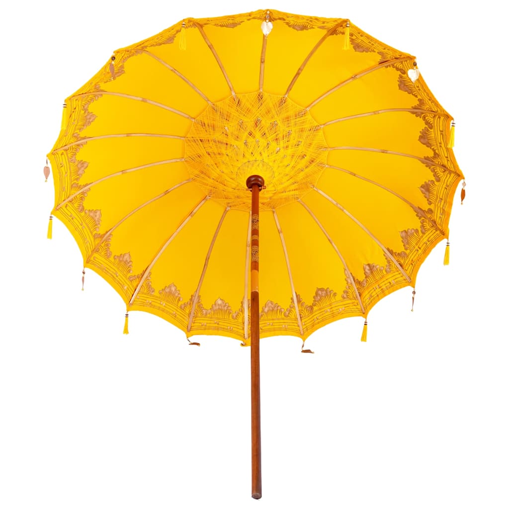 Balinese Parasol Geel 215 x 215 x 260 cm is nu te koop bij PeponiXL, paradijselijk wonen!