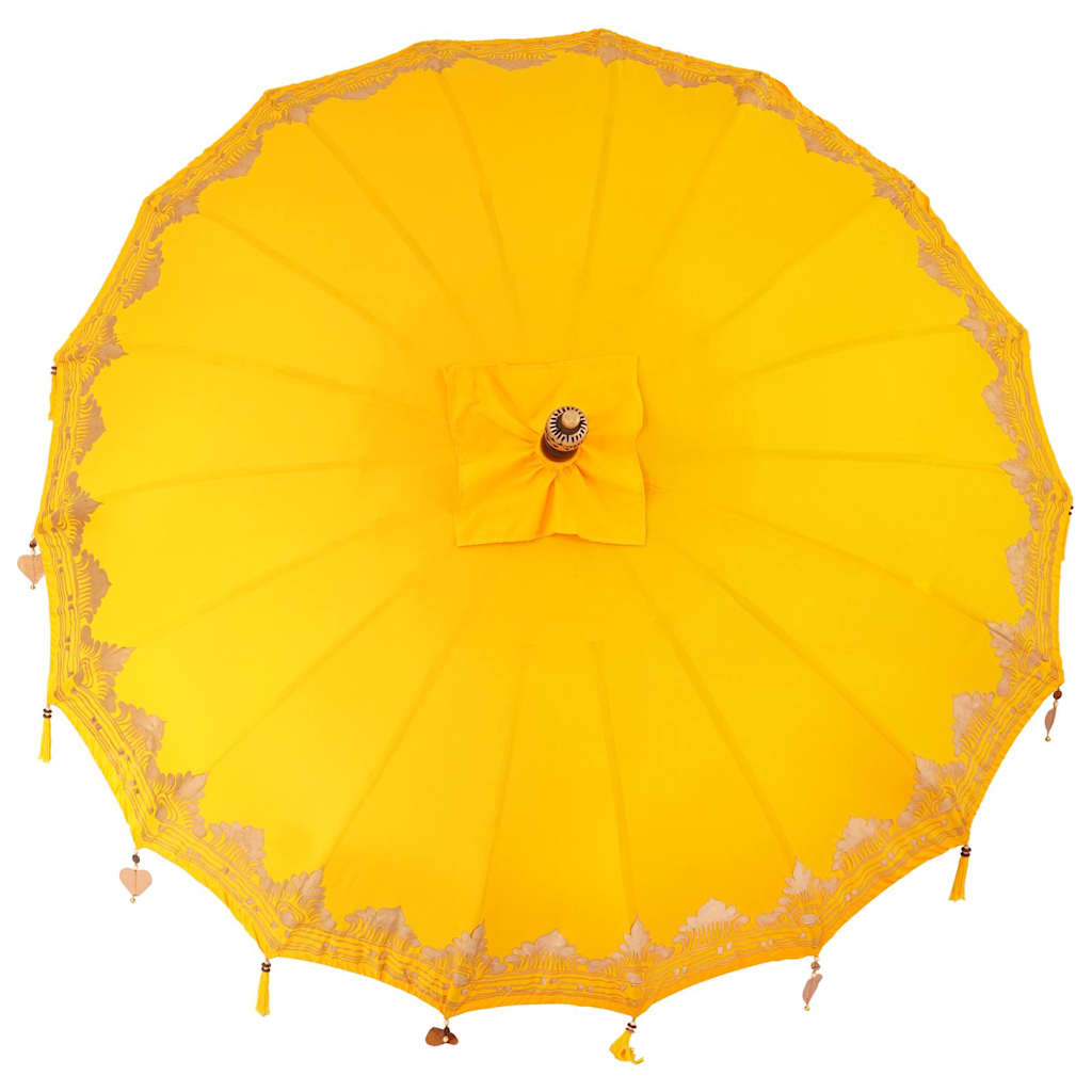 Balinese Parasol Geel 215 x 215 x 260 cm is nu te koop bij PeponiXL, paradijselijk wonen!