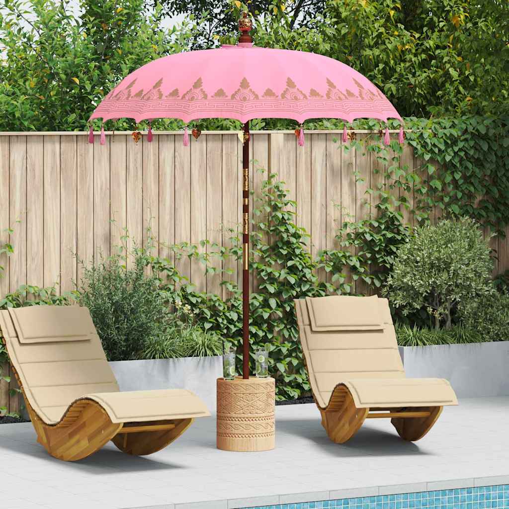 Balinese Parasol Roze 185 x 185 x 260 cm is nu te koop bij PeponiXL, paradijselijk wonen!