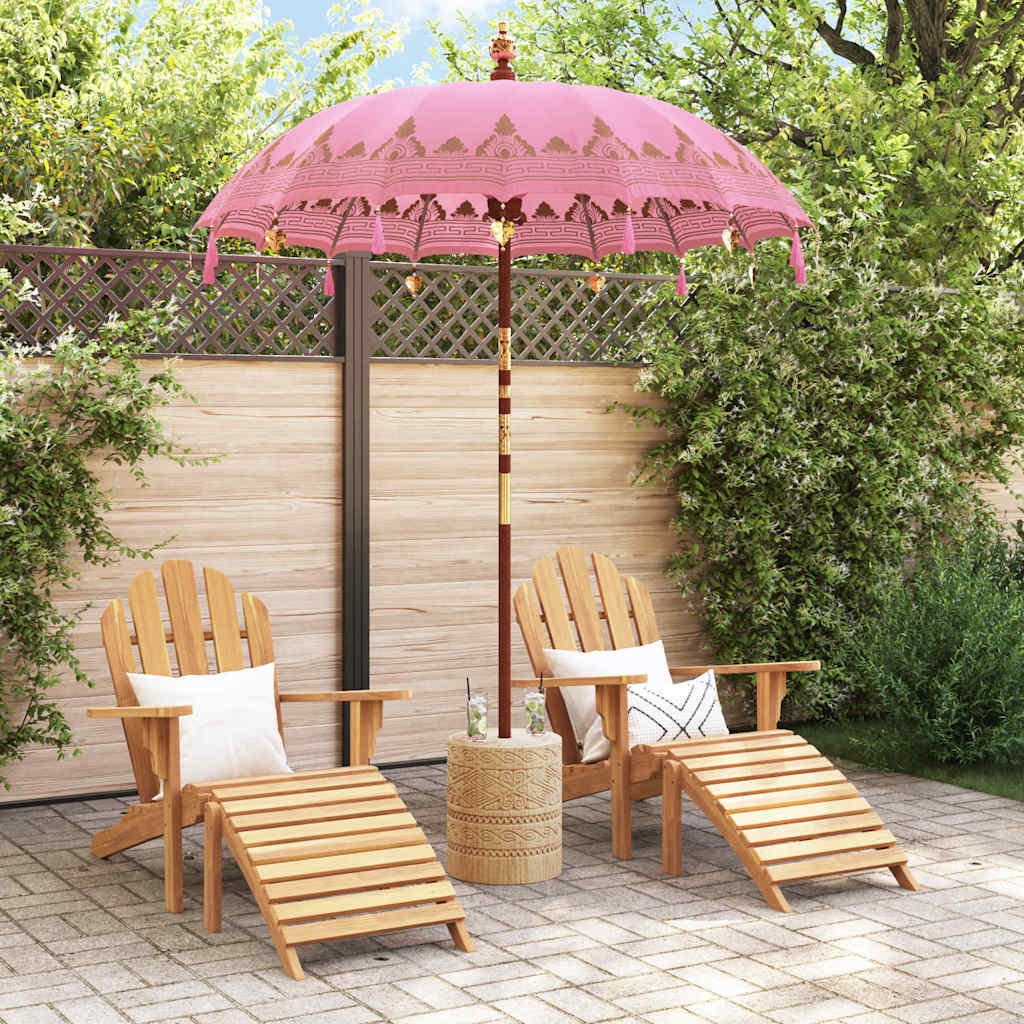 Balinese Parasol Roze 185 x 185 x 260 cm is nu te koop bij PeponiXL, paradijselijk wonen!