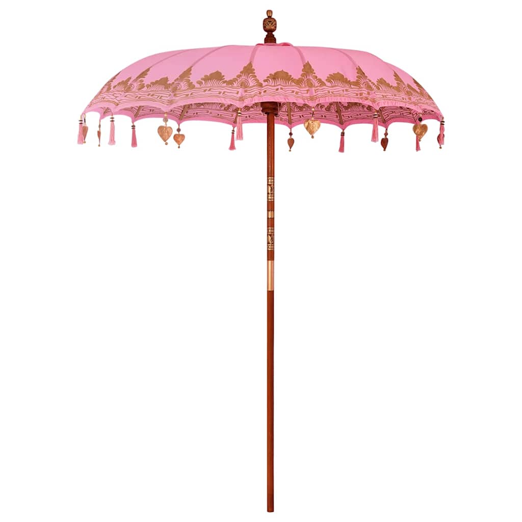Balinese Parasol Roze 185 x 185 x 260 cm is nu te koop bij PeponiXL, paradijselijk wonen!
