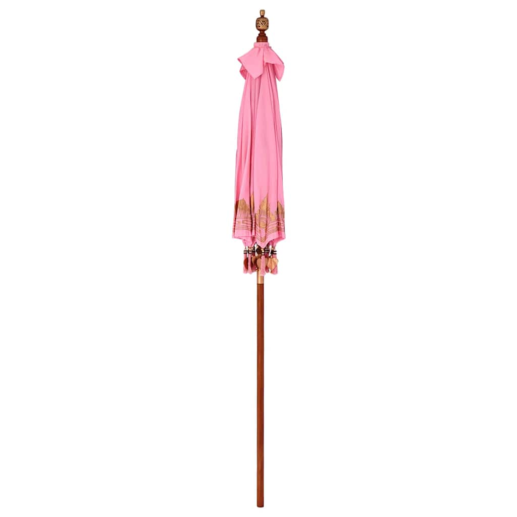 Balinese Parasol Roze 185 x 185 x 260 cm is nu te koop bij PeponiXL, paradijselijk wonen!