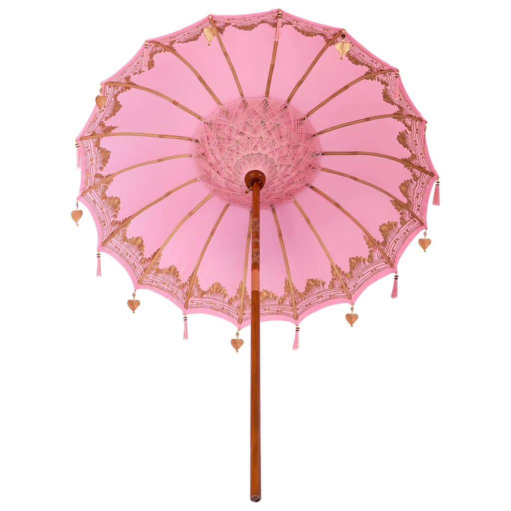 Balinese Parasol Roze 185 x 185 x 260 cm is nu te koop bij PeponiXL, paradijselijk wonen!